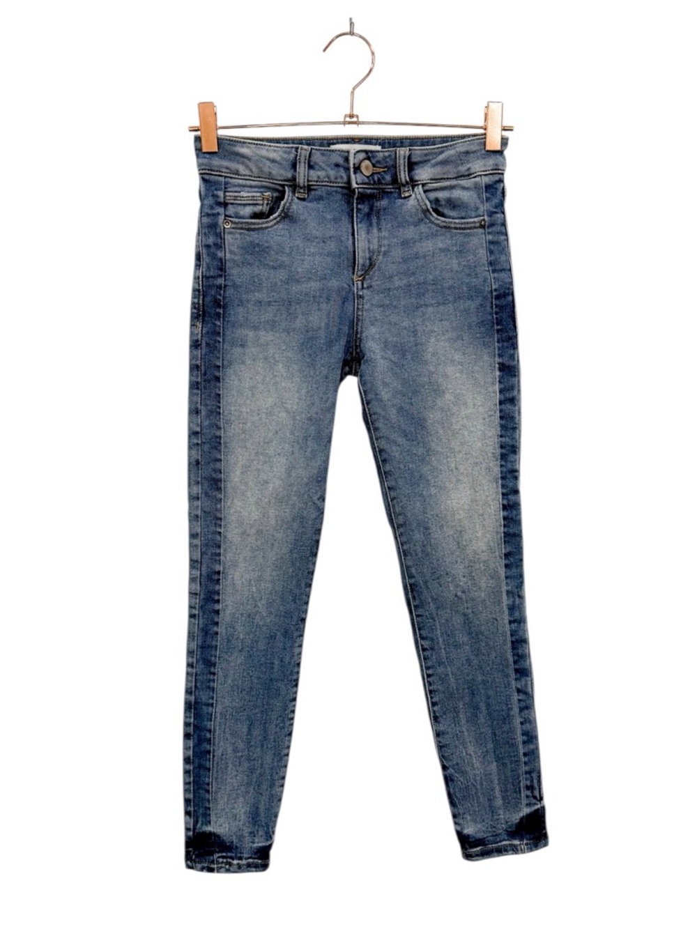 DL1961 Florence Instasculpt Cropped Skinny Jeans Belmont Wash Size 24